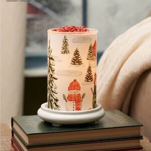 Pink Zebra - Snowman on the Cottage Simmer Light